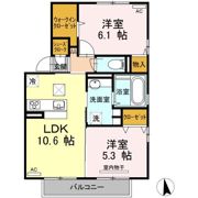 アールエム吉尾 B棟の間取り画像