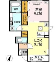 ビュ・アールの間取り画像