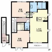 ラメール59 Cの間取り画像