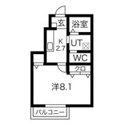 サンクレールB棟の間取り画像