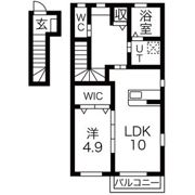 アリエッタB棟の間取り画像