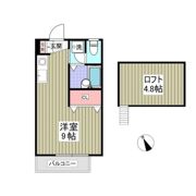 フロンティアⅠB棟の間取り画像