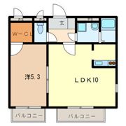 アムールむつみⅡの間取り画像