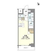 リビオレゾン新虎通りの間取り画像