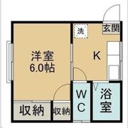コーポ青木の間取り画像