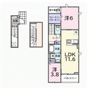 ミルト ブリッサ 大原の間取り画像