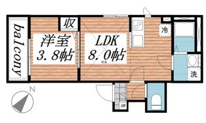 カーサリッツ八千代台の間取り画像