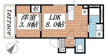 カーサリッツ八千代台の間取り画像