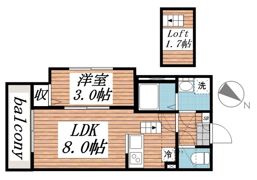 カーサリッツ八千代台の間取り画像