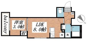 カーサリッツ八千代台の間取り画像