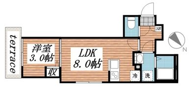 カーサリッツ八千代台の間取り画像