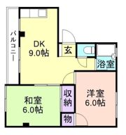 ドルミ六十谷の間取り画像