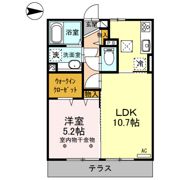 エメラルドグリーンの間取り画像
