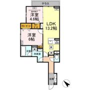 セレスティア新宿の間取り画像
