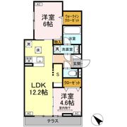 セレスティア新宿の間取り画像