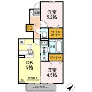 サン クレストの間取り画像