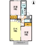 セジュール伏石 A棟の間取り画像