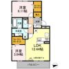 カーサステラⅢの間取り画像