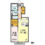 D-room泉台 A棟の間取り画像