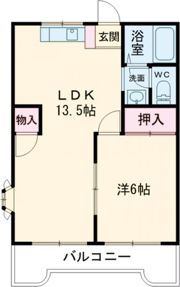 フラッツ 藤の間取り画像