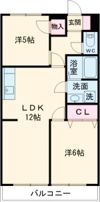 ヴェルクレールの間取り画像
