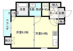 リバティープラザ呉服町の間取り画像