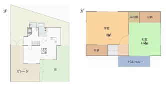 狭山市根岸一丁目戸建の間取り画像