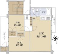 若木住宅3号棟の間取り画像