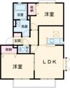 ソレジオタウン西川田Cの間取り画像