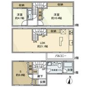 用賀戸建の間取り画像