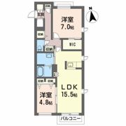 メゾンマスト盛南中央IIの間取り画像