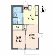 シャルム若菜6の間取り画像