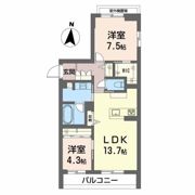 Forena上杉6丁目の間取り画像