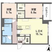 Albemarle上杉の間取り画像