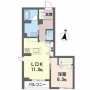 Albemarle上杉の間取り画像