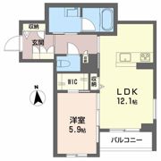 シャーメゾン宮IIの間取り画像