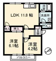 アネックス 611の間取り画像