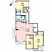 クレスト則松の間取り画像