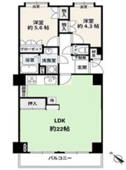 ピア高宮 S棟の間取り画像
