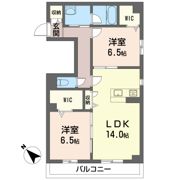 大門ベレオIIIの間取り画像