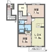 プラティニ IIの間取り画像