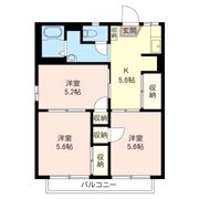 コ－ポ銀泉の間取り画像