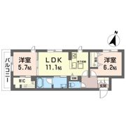 ベレオ ユリの間取り画像