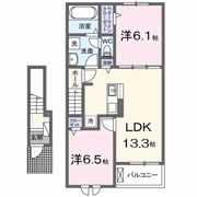アゼリアⅠの間取り画像