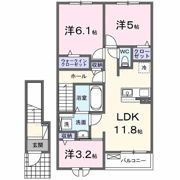ラ・テールⅠの間取り画像