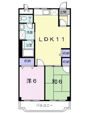 エステートタウニーの間取り画像