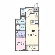 メゾンドラフォーレリーヴル Ⅲの間取り画像