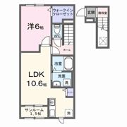 メゾンドラフォーレリーヴル Ⅲの間取り画像