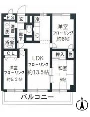 サンプレミール浦和の間取り画像