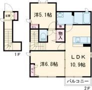 Ferio Bの間取り画像